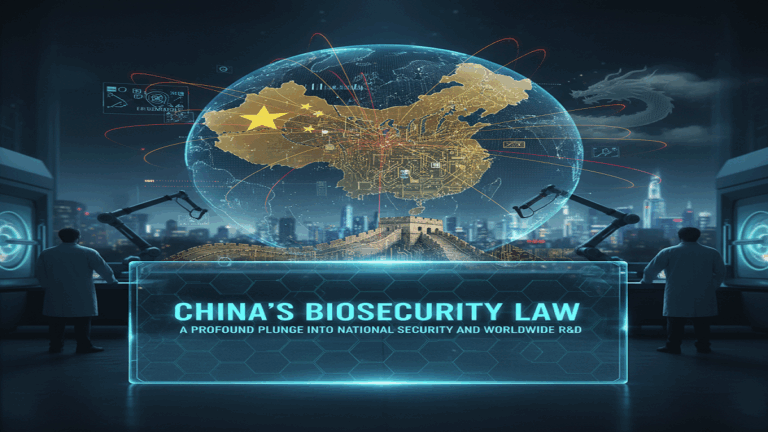 China’s Biosecurity Law: A Profound Plunge into National Security and Worldwide R&D