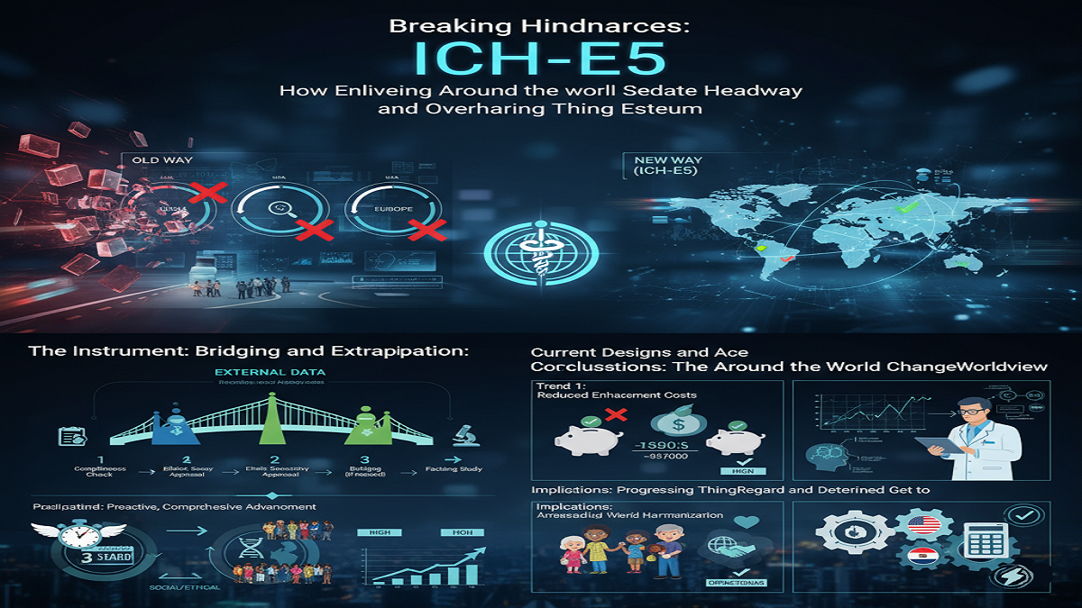 Breaking Hindrances: How ICH-E5 is Enlivening Around the world Sedate Headway and OverhaulingThing Esteem