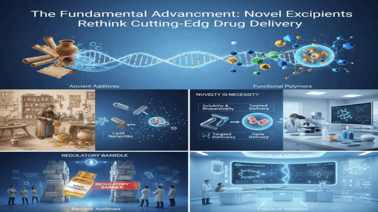 The Fundamental Advancement: Novel Excipients Rethink Cuttingedge Sedate Delivery