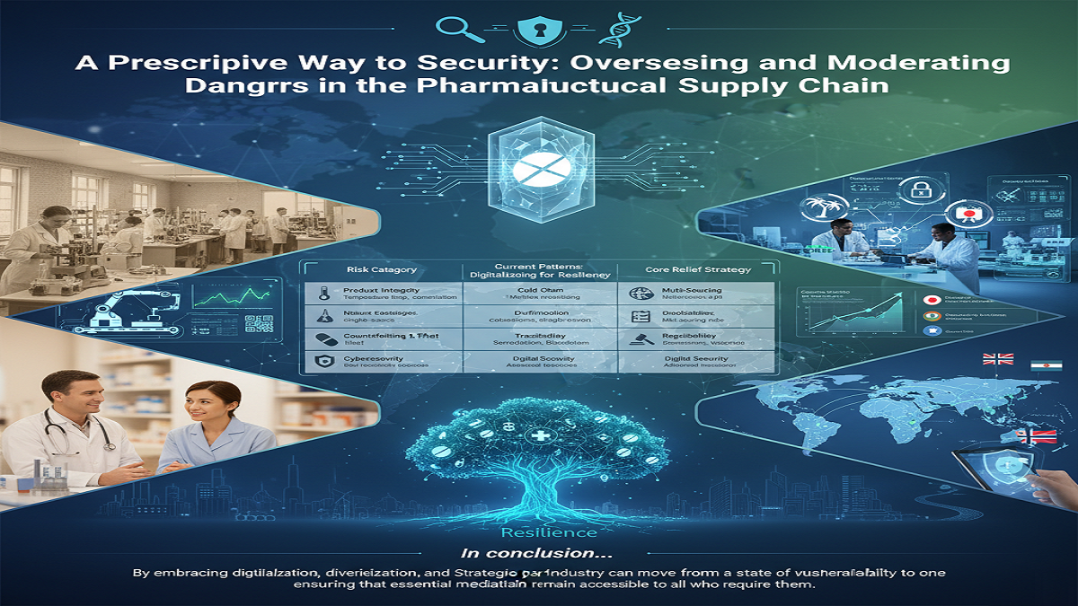 A Prescriptive Way to Security: Overseeing and Moderating Dangersin the Pharmaceutical Supply Chain