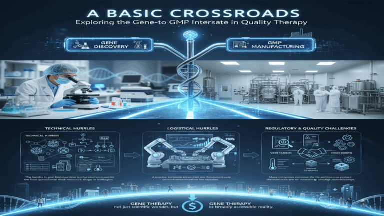 A Basic Crossroads: Exploring the Gene-toGMP Interstate in Quality Therapy