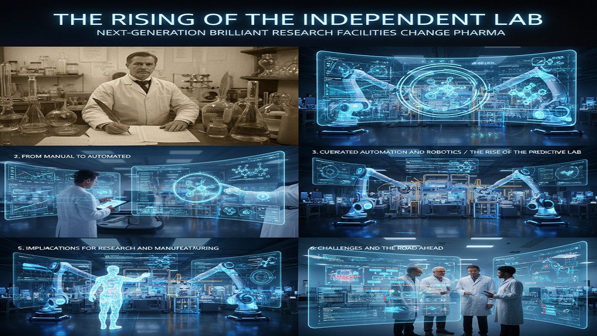 The Rising of the Independent Lab: Next-Generation BrilliantlyResearch facilities Change Pharma
