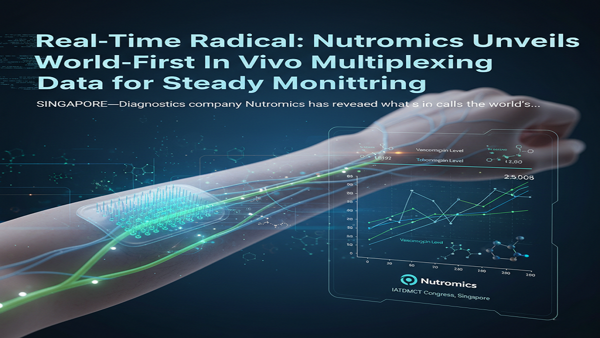 Real-Time Radical: Nutromics Unveils World-First In Vivo Multiplexing Data for Steady Monitoring