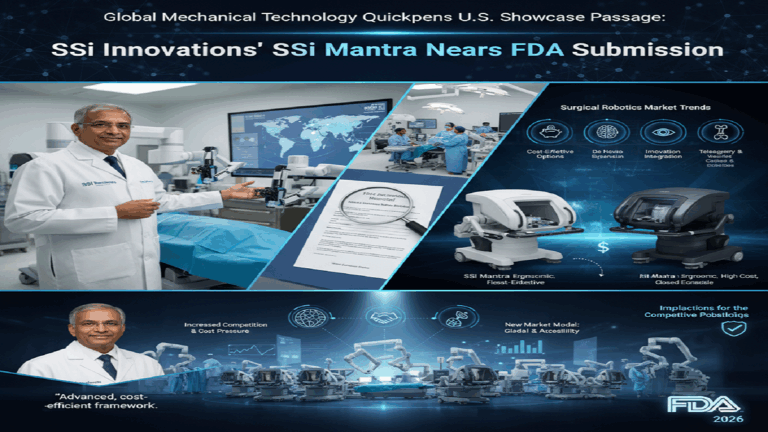 Global Mechanical technology Challenger Quickens U.S. Showcase Passage: SS Innovations’ SSi Mantra Nears FDA Submission