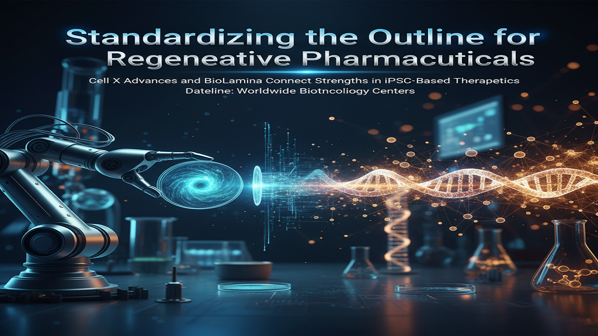Standardizing the Outline for Regenerative Pharmaceutical: Cell X Advances and BioLamina Connect Strengths in iPSC-Based Therapeutics