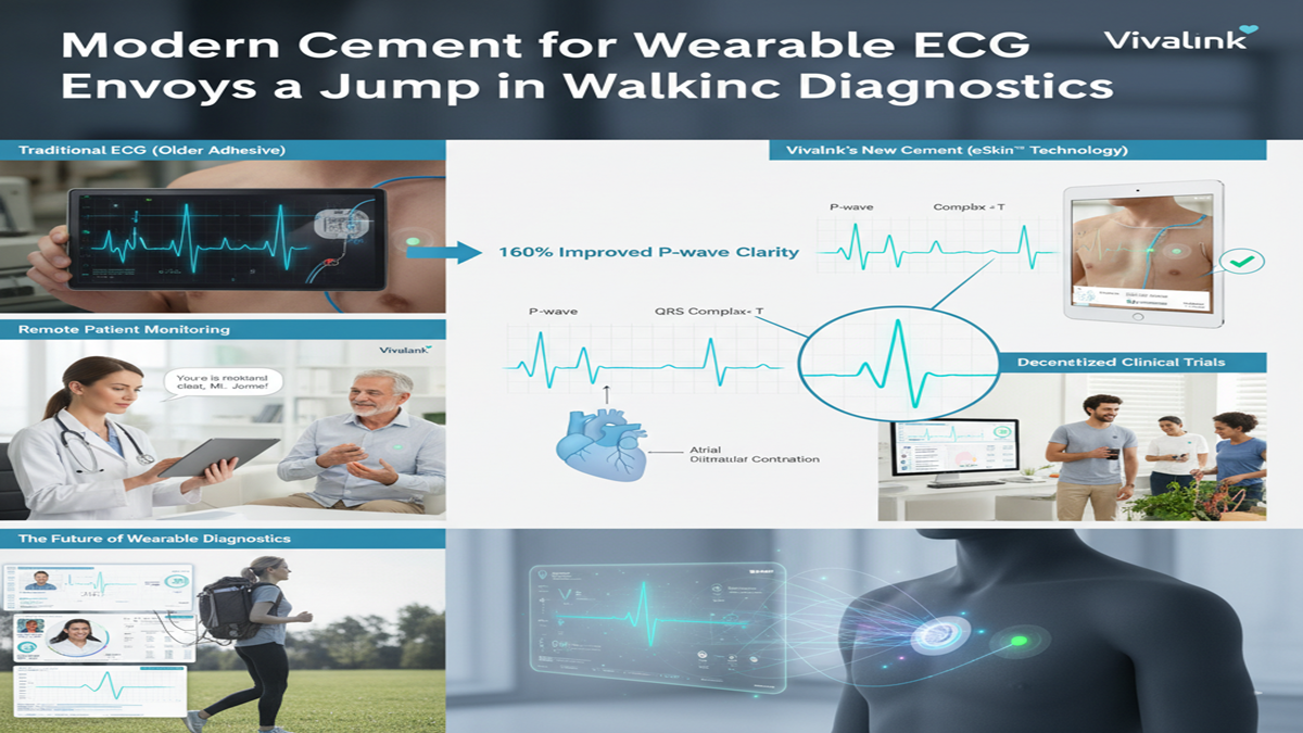 Modern Cement for Vivalink’s Wearable ECG Envoys a Jump in Walking Cardiac Diagnostics