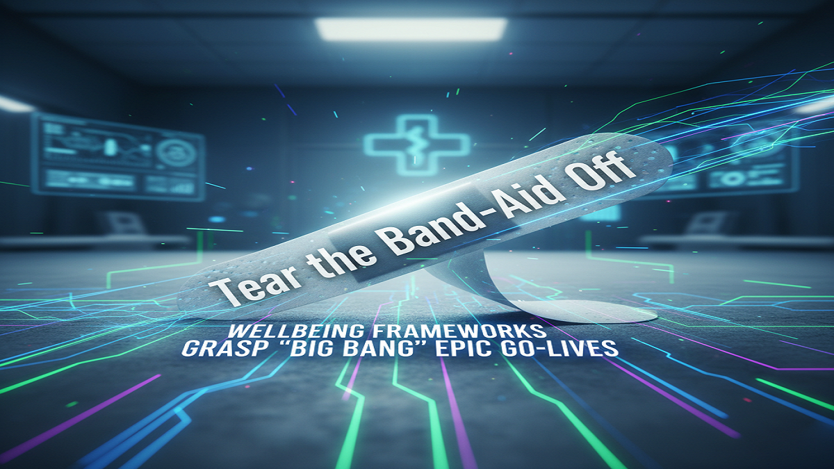 “Tear the Band-Aid off”: Wellbeing Frameworks Grasp ‘Big Bang’ Epic Go-Lives