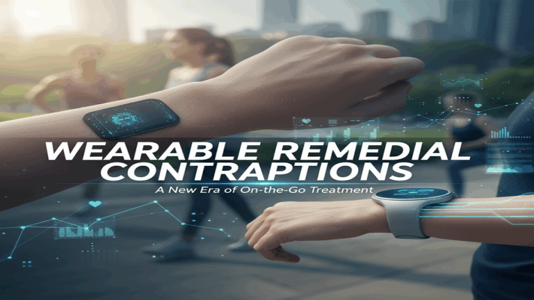 Wearable Remedial Contraptions: A Unused Period of On-the-Go Treatment