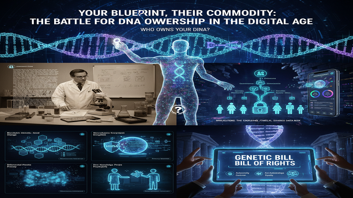 Your Blueprint, Their Commodity: The Battle for DNA Ownership in the Digital Age