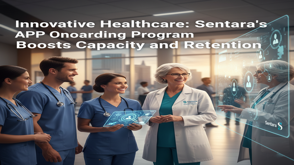 A Unused Illustrate for Healthcare: Sentara’s APP Onboarding Program Focuses to Boost Capacity and Retention