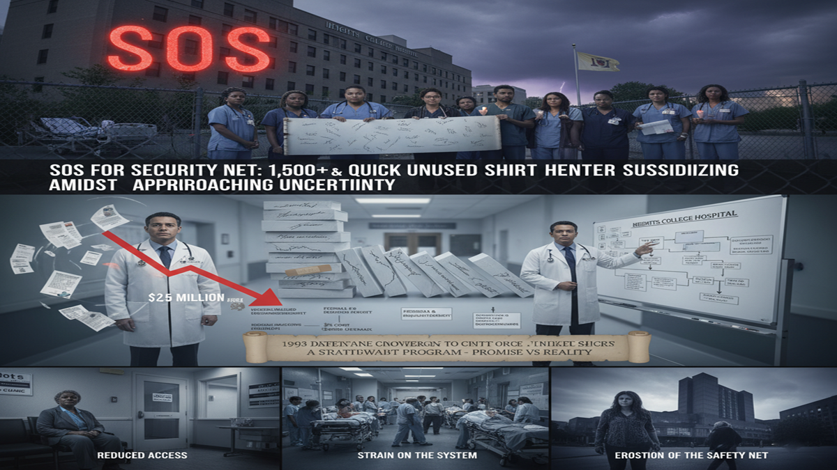 SOS for Security Net: 1,500+ Request for Quick Unused Shirt Healing center Subsidizing In the midst of Approaching Uncertainty