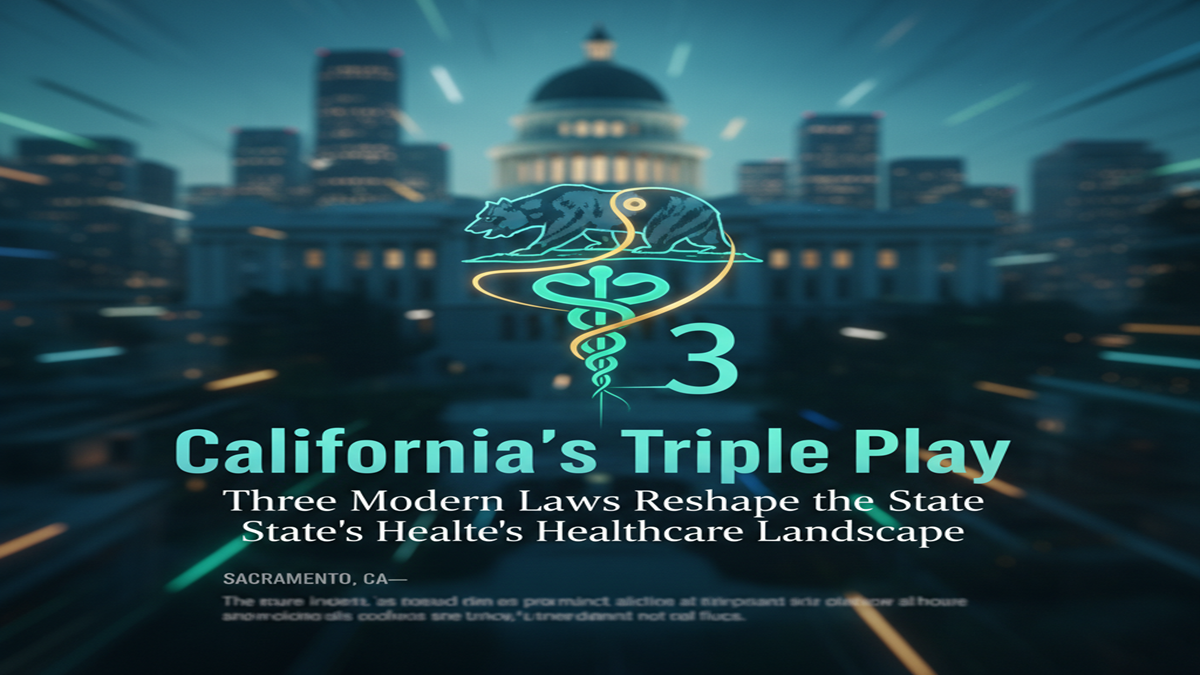 California’s Triple Play: Three Modern Laws Reshape the State’s Healthcare Landscape