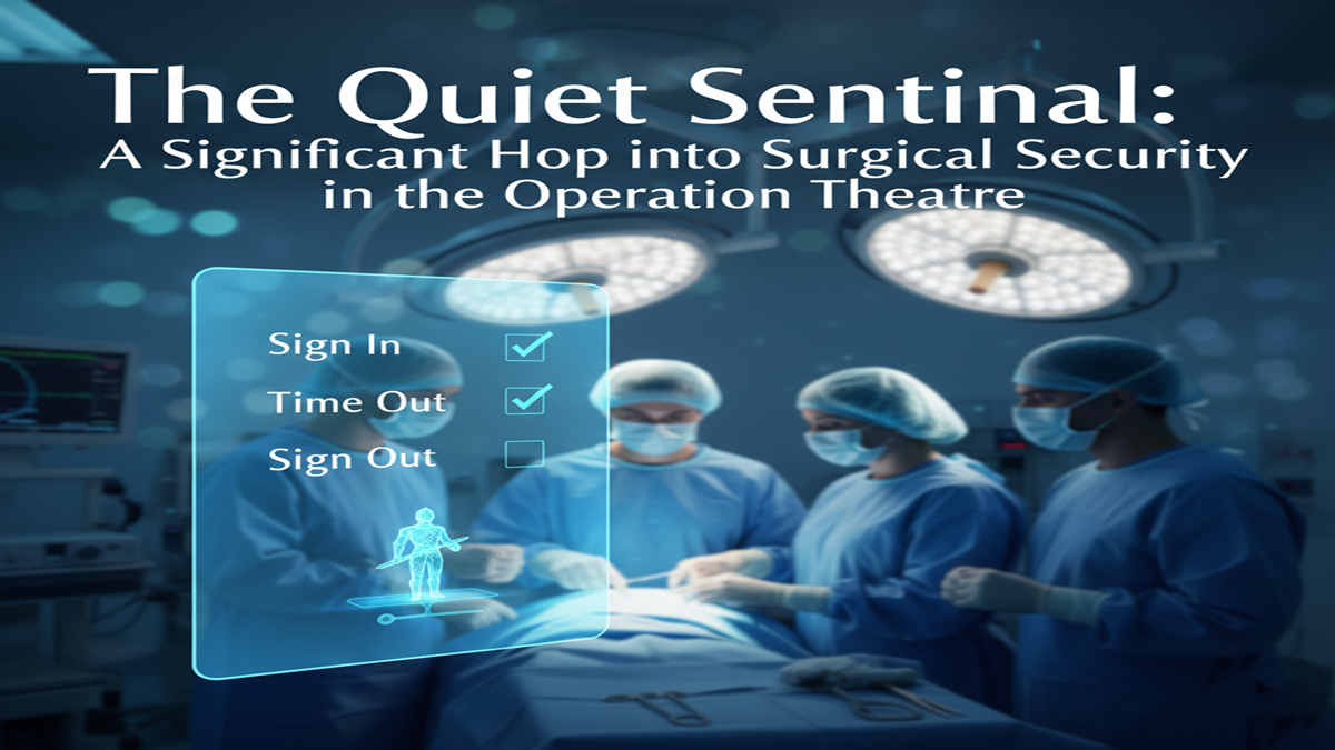 The Quiet Sentinel: A Significant Hop into Surgical Security in the Operation Theatre