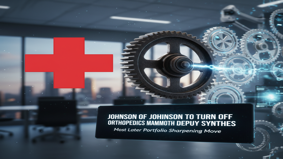 Johnson & Johnson to Turn Off Orthopedics Mammoth DePuy Synthes in Most later Portfolio Sharpening Move