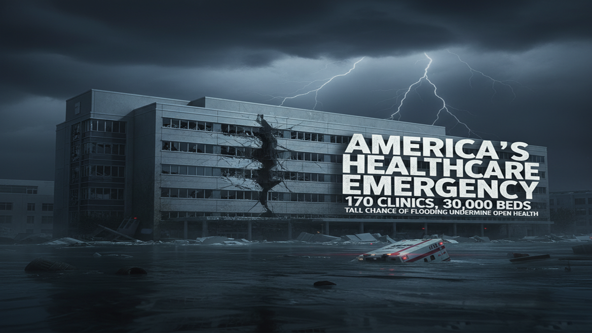 America’s Healthcare Emergency: 170 Clinics, 30,000 Beds at Tall Chance of Flooding Undermine Open Health