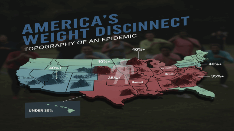 America’s Weight Disconnect: Topography of an Epidemic