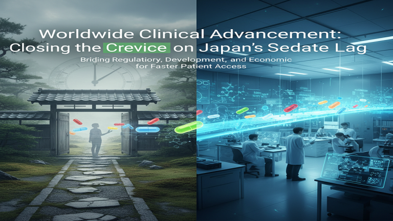 Worldwide Clinical Advancement: Closing the Crevice on Japan’s Sedate Lag